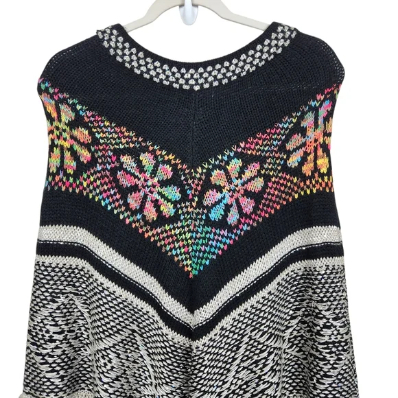 Alberto Makali New York Knit Shawl Metallic Glitter Tie Dye Womens Size L/XL - Picture 7 of 12